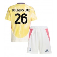 Juventus Douglas Luiz #26 Replika babykläder Bortaställ Barn 2024-25 Kortärmad (+ korta byxor)